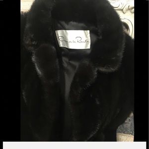 Oscar De la Renta Fur Coat Size Med/Lg
